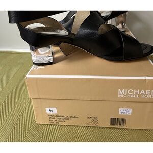 Maribella Sandal Black Leather